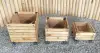 Artikelbild 3 des Artikels “QUADRATISCHER STEHPLATZ SET VON 3 (S: 21,5x21,5x15cm H, M: 26 x 26 x 22cm H, L: 30 x 30x 30cm H) INKL. KOKOSPLATTEN 13 MM PU FINISH “